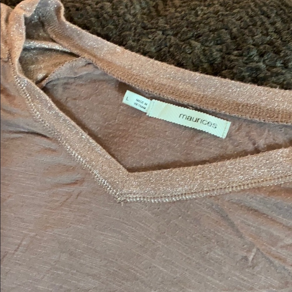 Sparkly legging top/blouse
